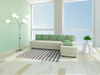 Wall Mural - Livingroom  with sofa