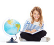 © Syda Productions - girl with globe and book