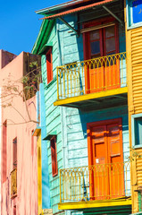 Fototapete - Colorful Balconies