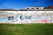 Berlin Wall Memorial with graffiti. The Gedenkstatte