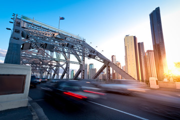 Canvas Print - Brisbane city bridge