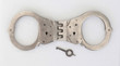 Old handcuffs and key