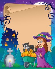 Wall Mural - Halloween parchment 6