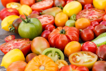 colorful tomatoes