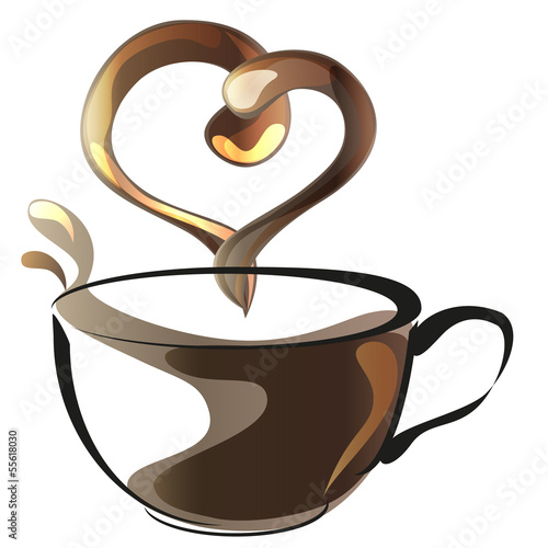 Fototapeta dla dzieci tea coffee lover cup