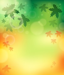 Canvas Print - Autumn theme background 4