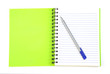 © Ake Studio - notebook and pen on white background