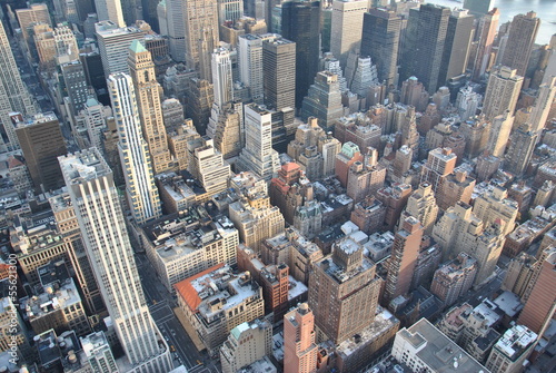 Naklejka samoprzylepna Nowy Jork dall'alto