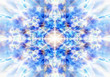 Light blue kaleidoscope background