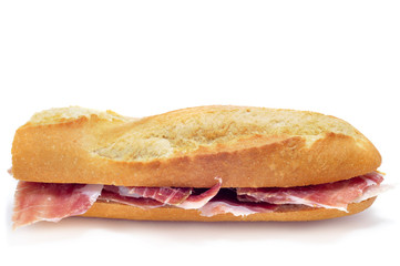 Poster - spanish serrano ham sandwich