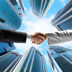 Wall Mural - Business handshake