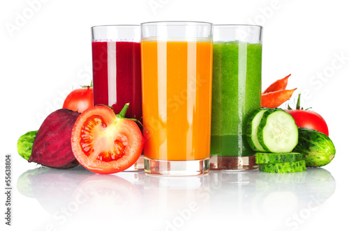 Fototapeta do kuchni Fresh vegetable smoothie