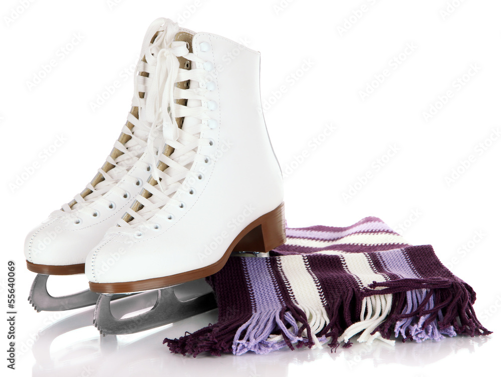 Figure skates isolated on white