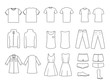 Clothes / Clothing line drawing