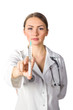 © kaliostro - woman doctor with syringe