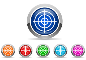 Aufkleber - target icon set