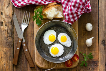 Wall Mural - Fried eggs