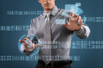 Wall Mural - modern business technology