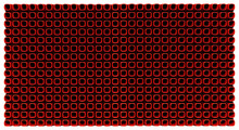 Abstract Red Pattern 3d-generated Background