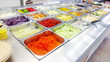 Salad Bar Counter Supermarket