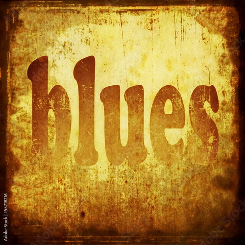 Dekoracja na wymiar  bluesowe-slowo-muzyczne-w-tle