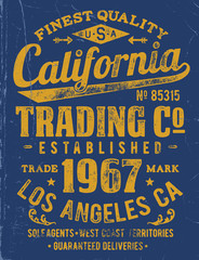 Vintage Type Lock-Up Apparel Design