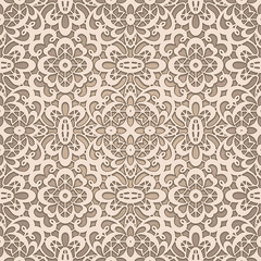 Wall Mural - Old lace, seamless pattern