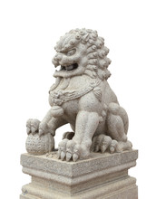 Chinese Imperial Lion Statue