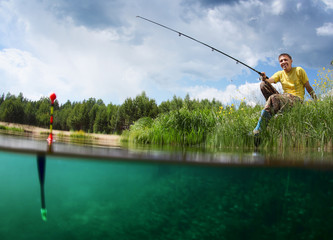 Wall Mural - Fishing