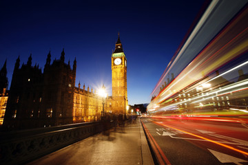 Fototapete - Big Ben, Palace of Westminster