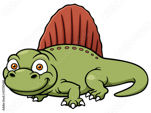 Fototapeta dla dzieci Vector illustration of dinosaur dimetrodon