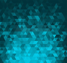 Abstract Banner With Triangle Shapes