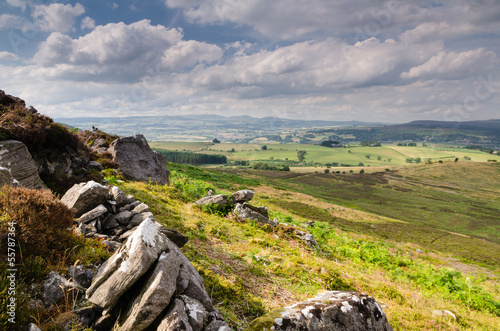 Plakat na papierze fotorealistycznym Simonside hill crags