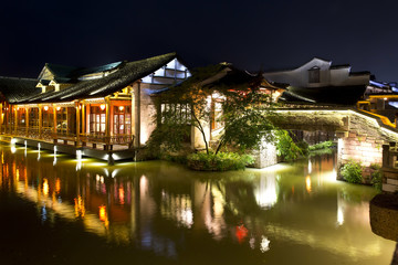 Wall Mural - Ancient water town of Wuzhen, China