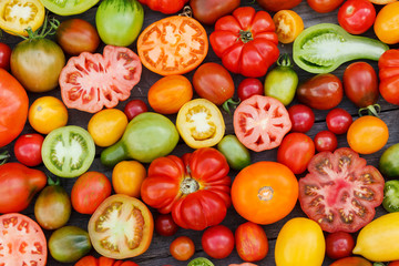 Wall Mural - colorful tomatoes