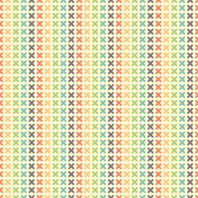 Seamless Striped Pattern Of Quatrefoils