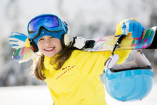 Skiing, Skier, Winter  - Portrait Of Happy Young Skier