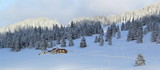 Fototapeta  - Jura mountain in winter, Switzerland