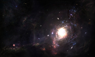 Wall Mural - space wormhole