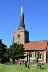 Wall Mural - English Parish Church in portrait