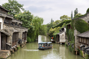 Sticker - Ancient water town of Wuzhen, China