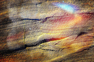 Fototapete - Grunge colorful background