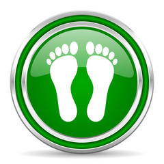 Poster - footprint icon