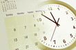© Stillfx - Time management calendar and clock composite