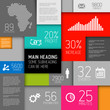 Vector abstract squares background  infographic
