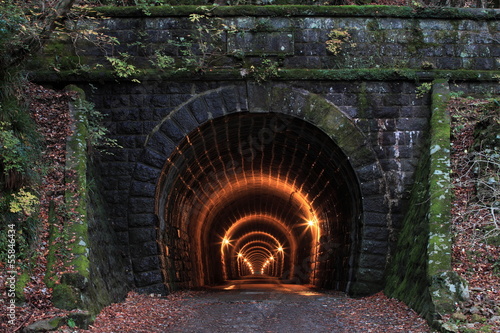 Fotoboard na płycie Stary tunel Amagi (strona miasta Izu)