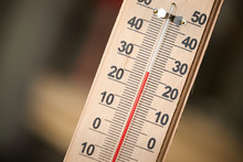 Closeup Photo Of Household Alcohol Thermometer