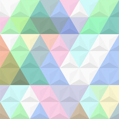 Wall Mural - 3d colored background from pyramids