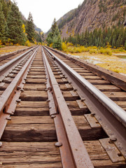 Wall Mural - Railroad Tracks