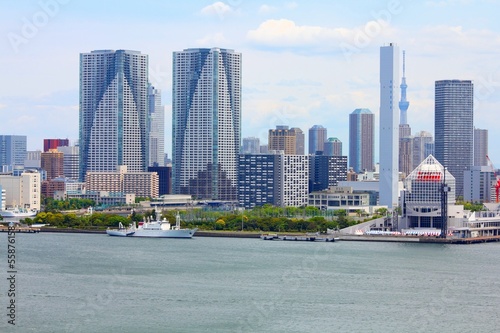 Naklejka samoprzylepna Tokio skyline - chuo ward